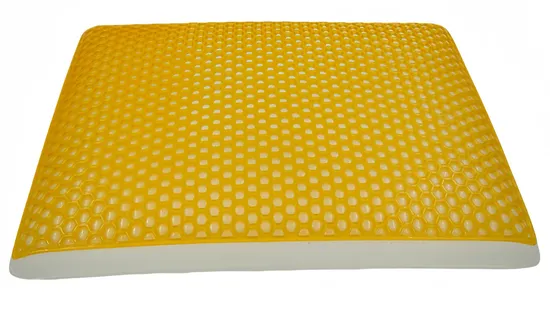 Oreiller lombaire en gel, oreiller de soutien en gel, coussin de soutien du dos